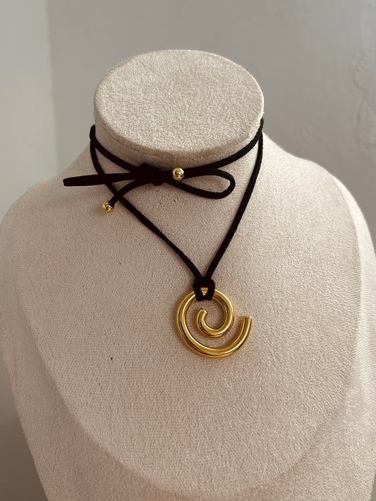 Spiral necklace